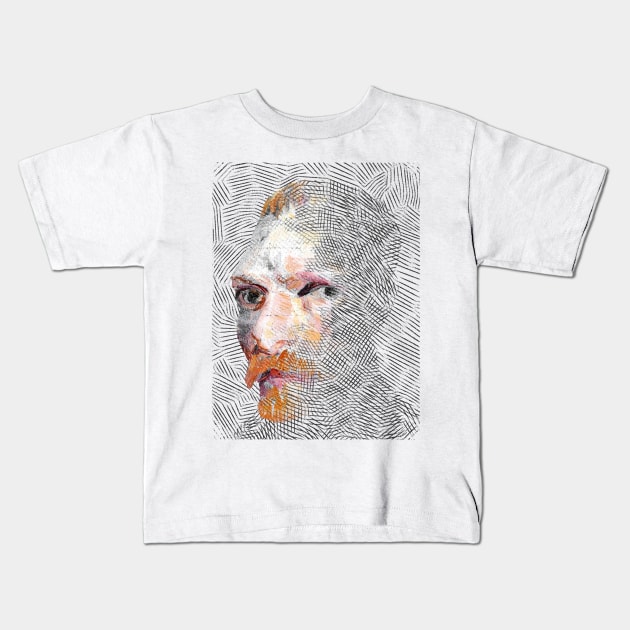 Van Gogh Kids T-Shirt by bulografik